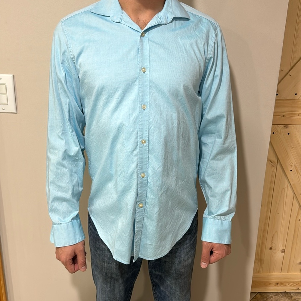 DKNY blue button down